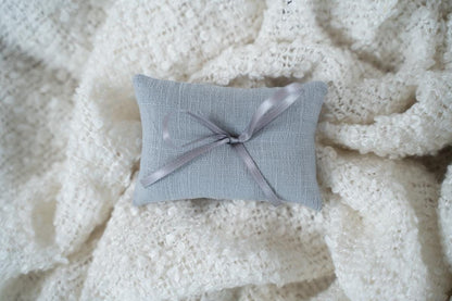 Ringkissen für Ringbox | Hochzeit personalisiert | Seidenband, verschiedene Farben | Handgemachtes Kissen für Eheringe