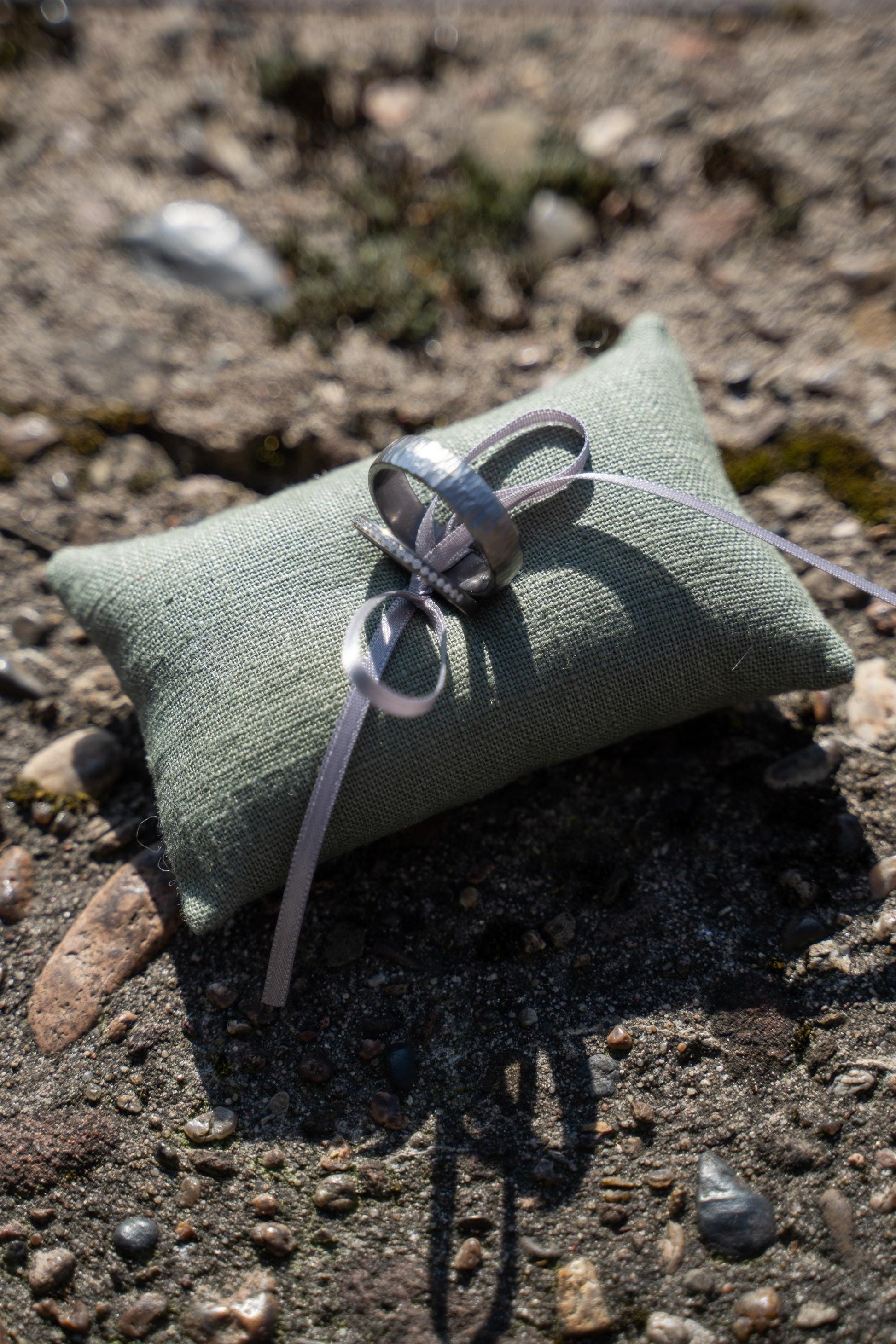 Ringkissen für Ringkästchen | zur Hochzeit personalisiert in verschiedenen Farben | Ringbox Kissen