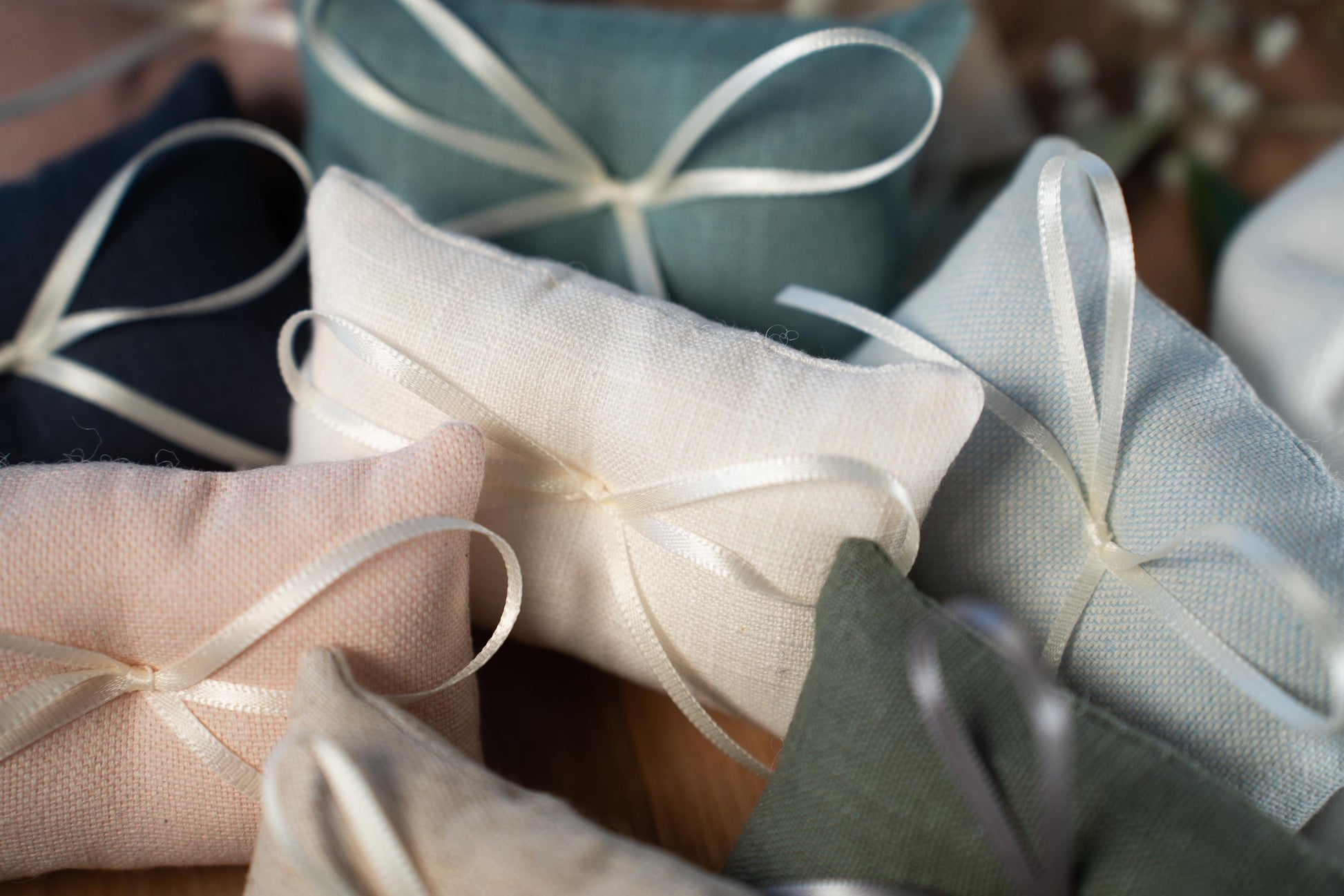 Ringkissen für Ringkästchen Creme | zur Hochzeit personalisiert | Ringbox Kissen